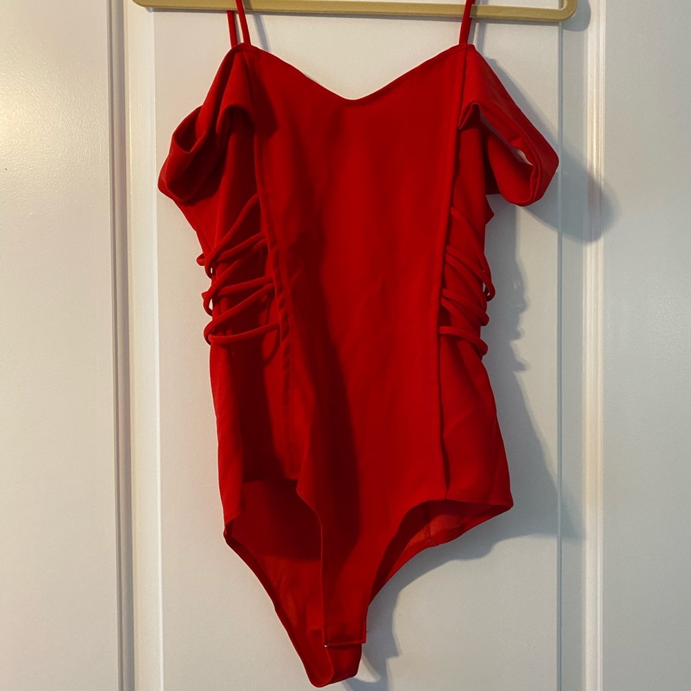 Red Body Suit (NWOT)